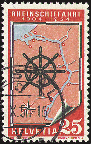 25 Rp. Rheinschiffahrt