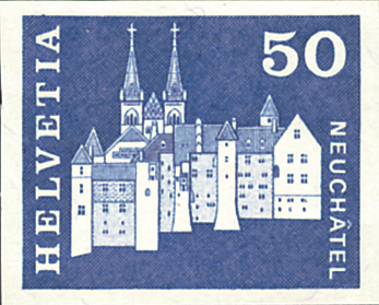 50 Rp. Neuenburg, &quot;Ungezähnt&quot;