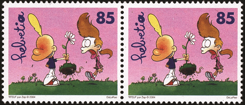 85 Rp. Frühling, "Bienchen über Blümchen"