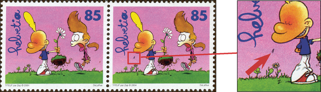 85 Rp. Frühling, &quot;Bienchen über Blümchen&quot;