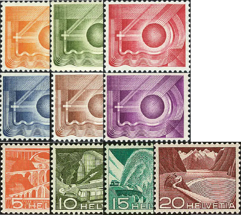 1949 Farbproben für Technik und Landschaft 