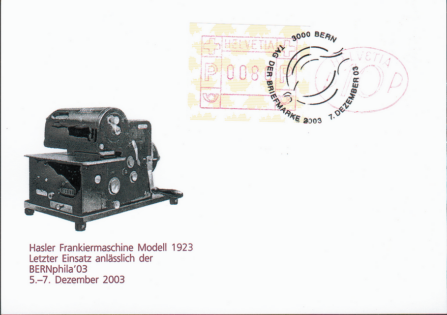2003, Historische Ganzsache "Tag der Briefmarke"