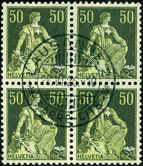 50 Rp. dunkelgrün-hellgrün