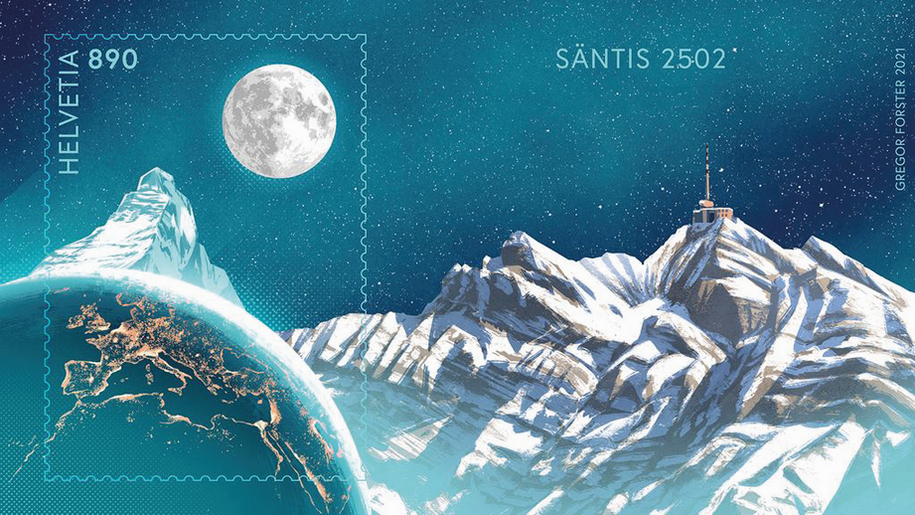 Crypto Stamp "Säntis"