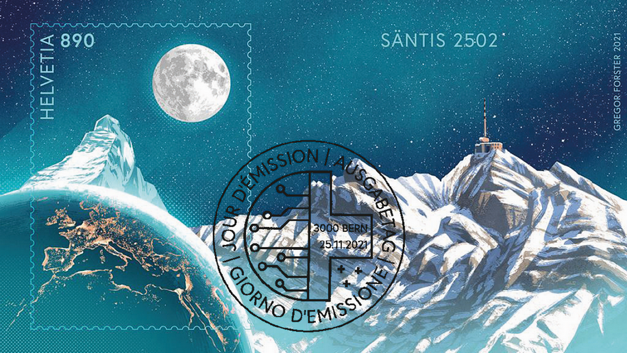 Crypto Stamp "Säntis"