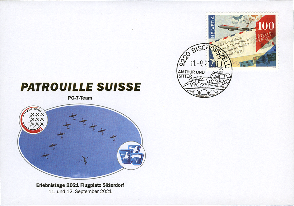 Patrouille Suisse - Erlebnistage 2021 des Flugplatzes Sittersdorf