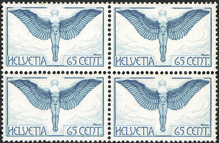 65 Rp. hellblau-grünblau