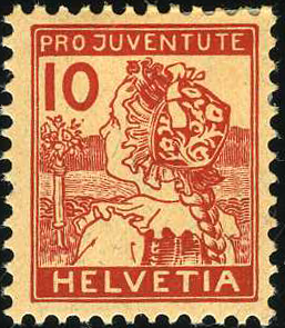 10(+5) Rp. Luzerner Mädchen