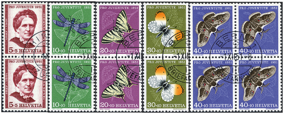 1951, Bildnis Johanna Spyris und Insektenbilder