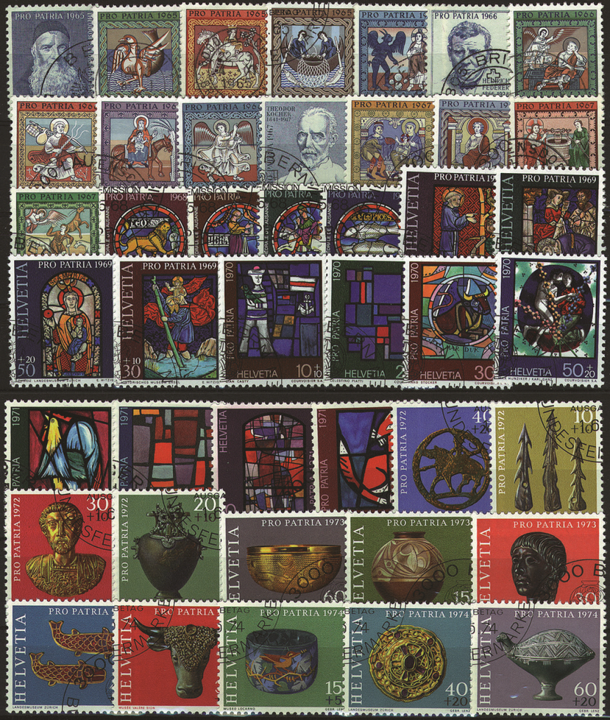 1965-1974, Pro Patria-Kollektion