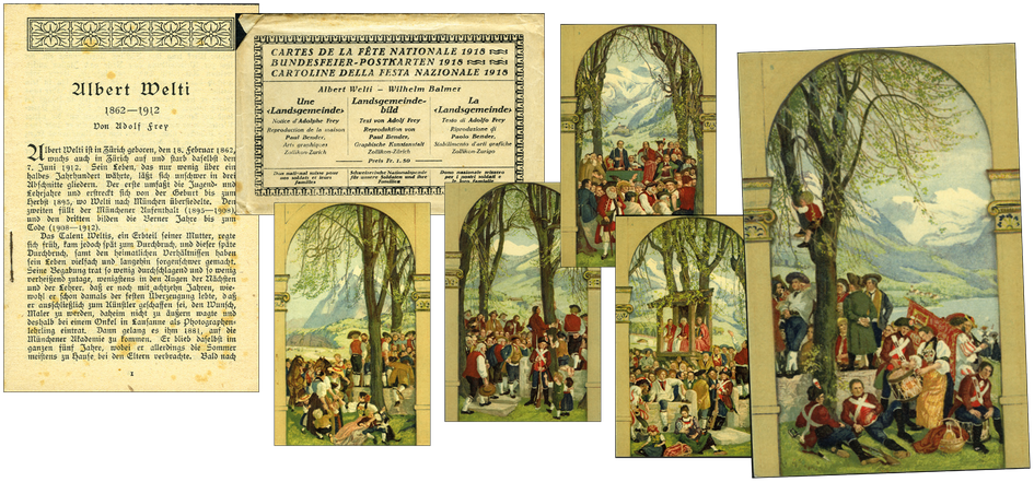 1918, Landsgemeinde Nr. 1 - 5 komplett