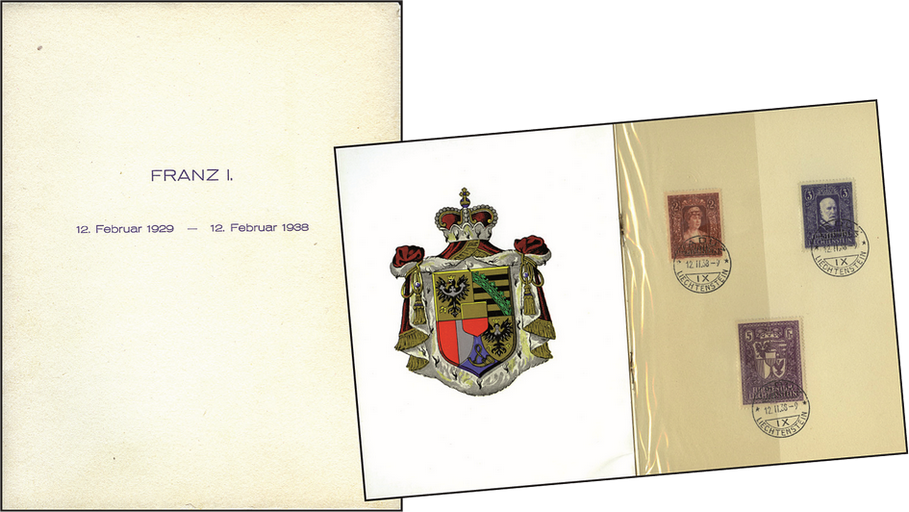 1933-1935, Fürstenpaar und Landeswappen