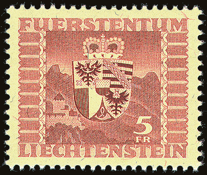 5 Fr. bräunlichrosa-gelblich