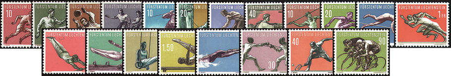 1954-1958, Komplett-Kollektion Sportserie I-V