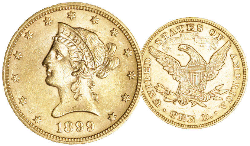 1899, 20 USD "Liberty Head"