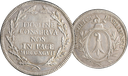 1797, Halbtaler Basel, letzte Münze der Stadt Basel, 12.83g schwer, Silber, vorzügliche Erhaltung.