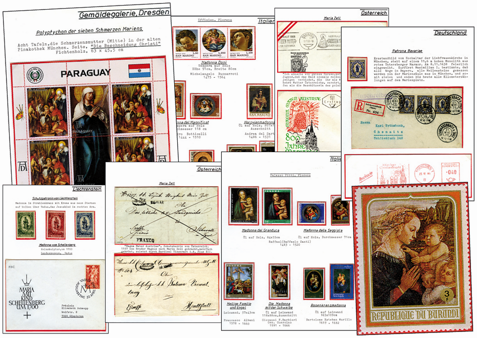 1844-1985, Motivsammlung "Pilgerreise zur Mutter Gottes"