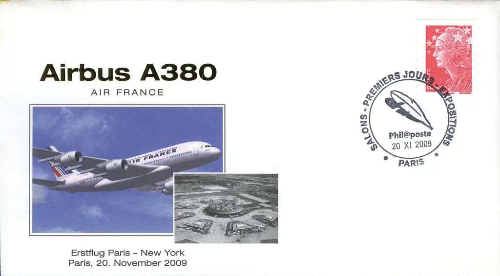 A380 Erstflug Paris Charles de Gaulle nach New York