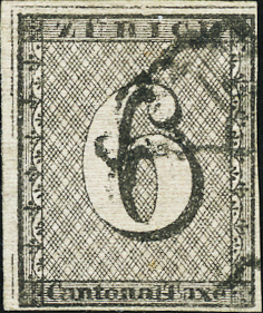 [7013.2.88] 1846, Zürich 6, Type 1
