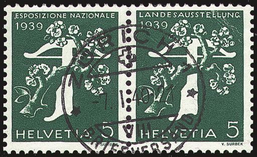 [7340.25.10] 5+5 Rp. grün