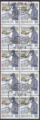 [7340.738.06] 50+50 Rp. Postbote heute