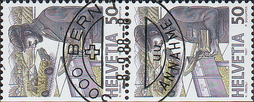 [7340.738.03] 50+50 Rp. Postbote heute