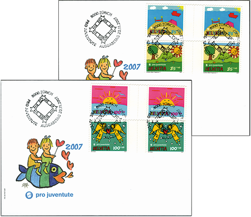 [7351.84.01] 2007, Pro Juventute, Zeichnen und Gestalten mit Ted Scarpa Ferienpass-Ferienspass