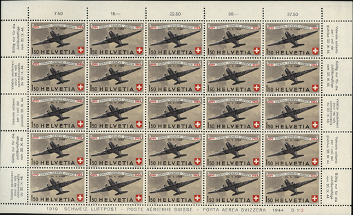 [7370.40.04] 1944, 25 Jahre schweizerische Luftpost
