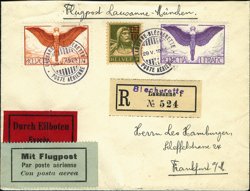 [7374.24.62] 1924, Lausanne - München