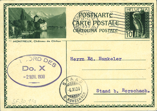 [7374.30.15] 1930, DO-X Amerika-Flug vom 5. November