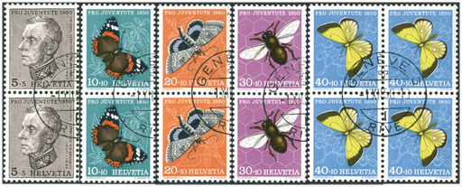 [7395.133.02] 1950, Bildnis Theophil Sprechers von Bernegg und Insektenbilder