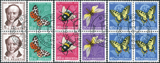 [7395.153.02] 1954, Bildnis Jeremias Gotthelf und Insektenbilder