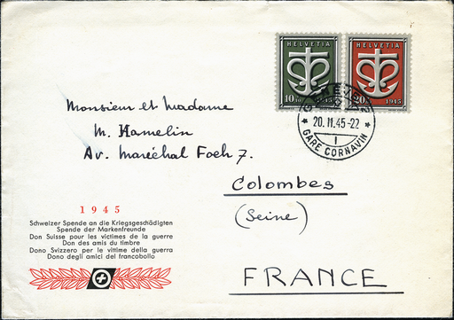 [7411.19.08] 1945, Schweizer Spende an die Kriegsgeschädigten