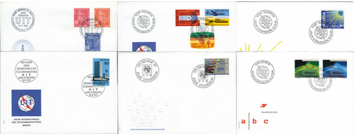 [7521.7.02] 1960-2003, UPU-Ersttag-Belege-Kollektion