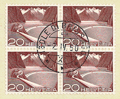 [7305.301.01] 20 Rp. Stausee, bräunlichkarmin