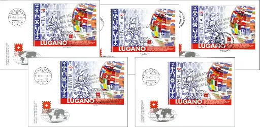 [7411.130.02] 2022, Weltausstellung HELVETIA 2022 Lugano, Komplett-Set