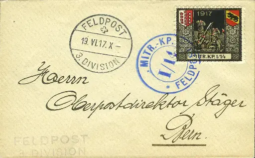 [7594.87.04] 1917, Fliegerabwehr  1. Weltkrieg - 3.Division