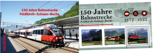 [7593.1924.01] 2022, 150 Jahre Bahnstrecke Feldkirch-Schaan-Buchs