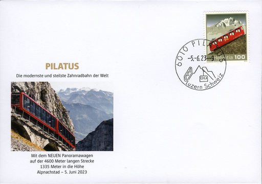 [7309.2023.01] 2023, Pilatus - modernste und steilste Zahnradbahn der Welt