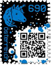[2910.2019.04] Crypto-Stamp &quot;Einhorn blau&quot;