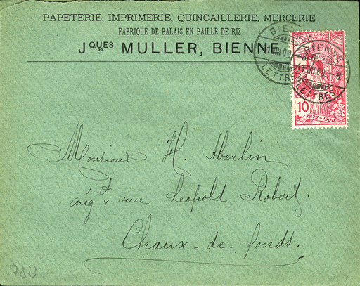 [7280.78.05] 10 Rp. dunkelpurpurrot statt anilinrosa (unter der Quarzlampe orange leuchtend)