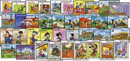 [9520.2023.01] Walt Disney, 100 verschiedene Marken