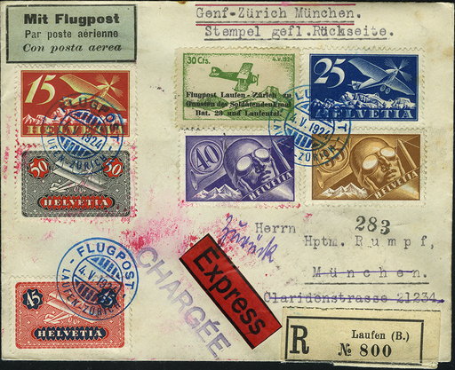 [7374.24.94] 1924, Flugtag Laufen, Vignette