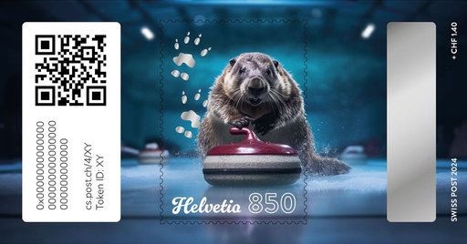 [7321.4.05] 2024, Crypto Stamp "Curling"