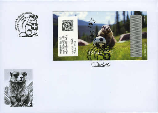 [7322.4.06] 2024, Crypto Stamp "Fussball"