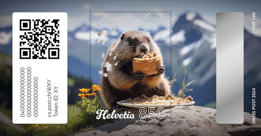 [7321.4.23] 2024, Crypto Stamp "Nusstorte"