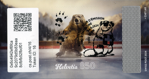 [7321.4.32] 2024, Crypto Stamp "Schlittschuh"