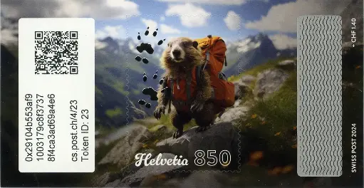 [7321.4.45] 2024, Crypto Stamp "Wandern"