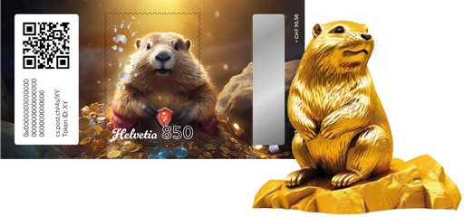 [7321.4.59] 2024, Crypto Stamp "Gold"