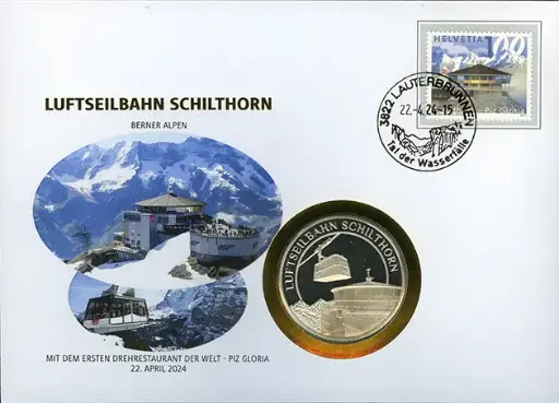 [9959.2024.05] 2024, Luftseilbahn Schilthorn - erstes Drehrestaurant der Welt